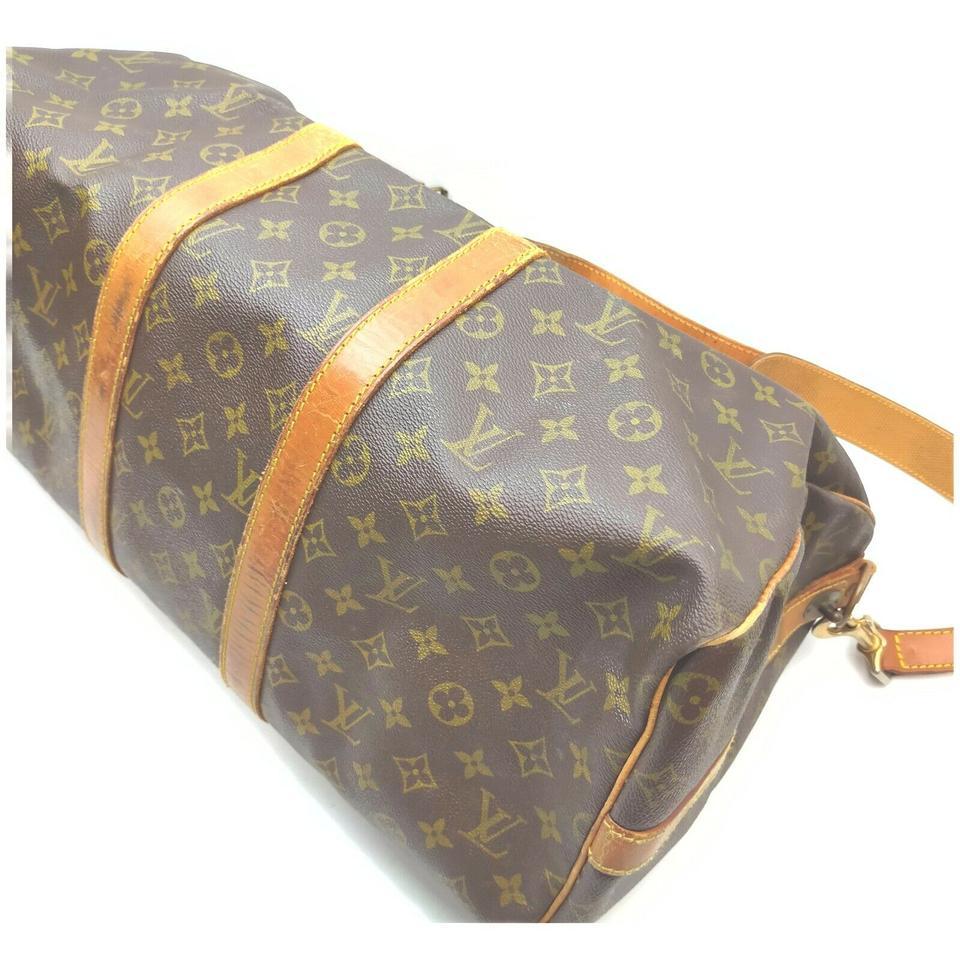 Louis Vuitton Monogram Keepall Bandouliere 45 Duffle Bag with Strap 862588  4