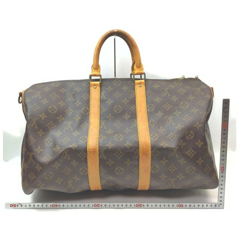 Louis Vuitton Monogram Keepall Bandouliere 45 with Strap  861291 4