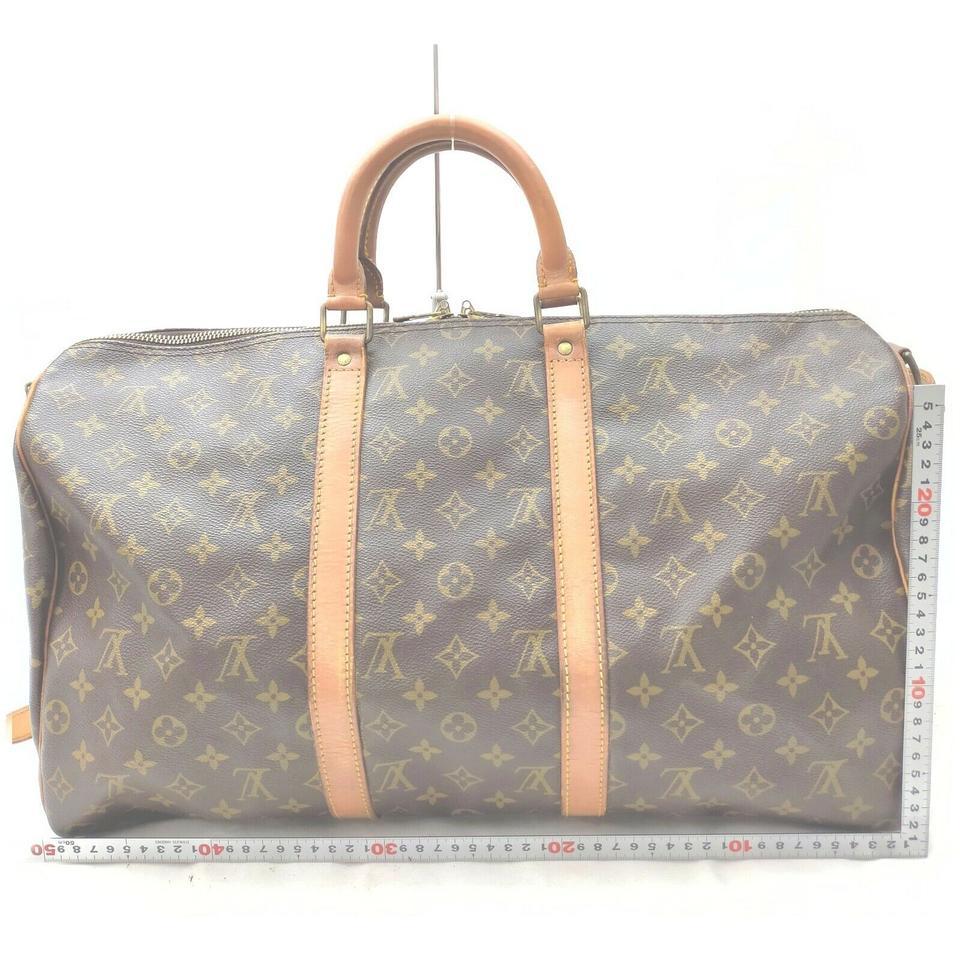 Louis Vuitton Monogram Keepall Bandouliere 50 Duffle Bag with Strap 862317 1
