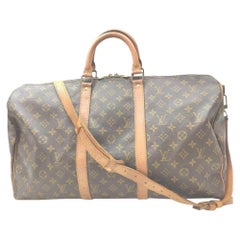 Louis Vuitton Monogram Keepall Bandouliere 50 Duffle Bag with Strap 862317