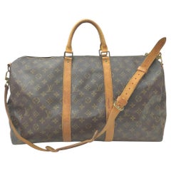 Louis Vuitton Monogram Keepall Bandouliere 50 Duffle Bag with Strap 862704