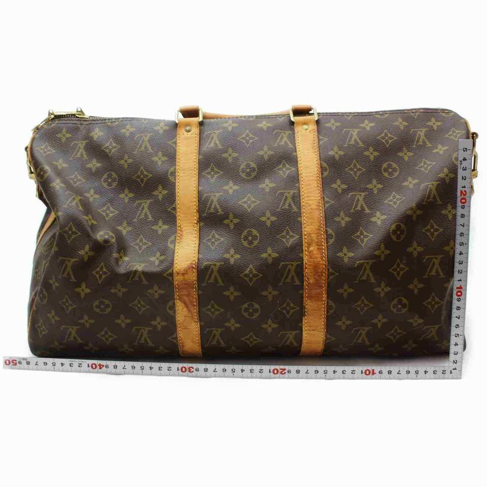 Louis Vuitton Monogram Keepall Bandouliere 50 Duffle Bag with Strap 868514 5