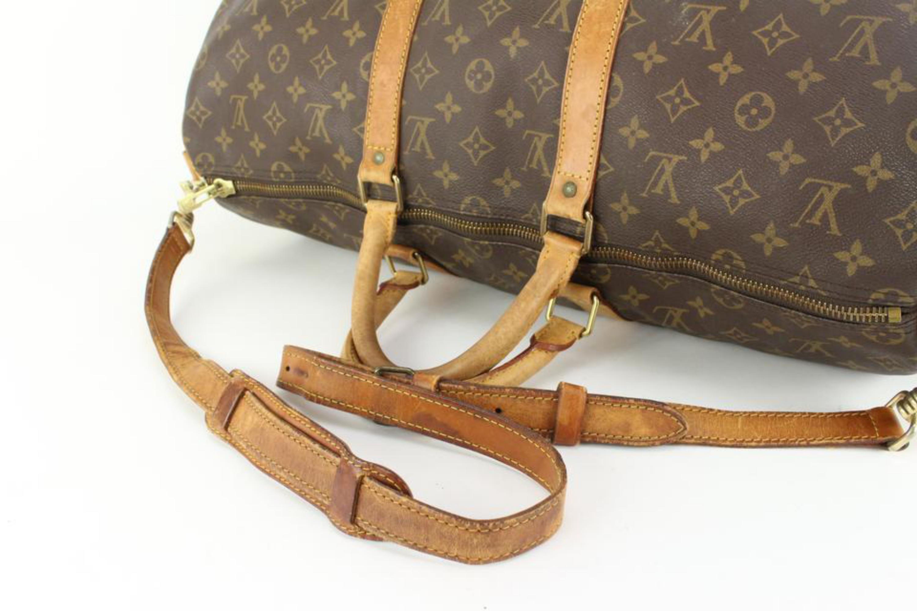 Louis Vuitton Monogram Keepall Bandouliere 50 Duffle with Strap 47lk54s 4