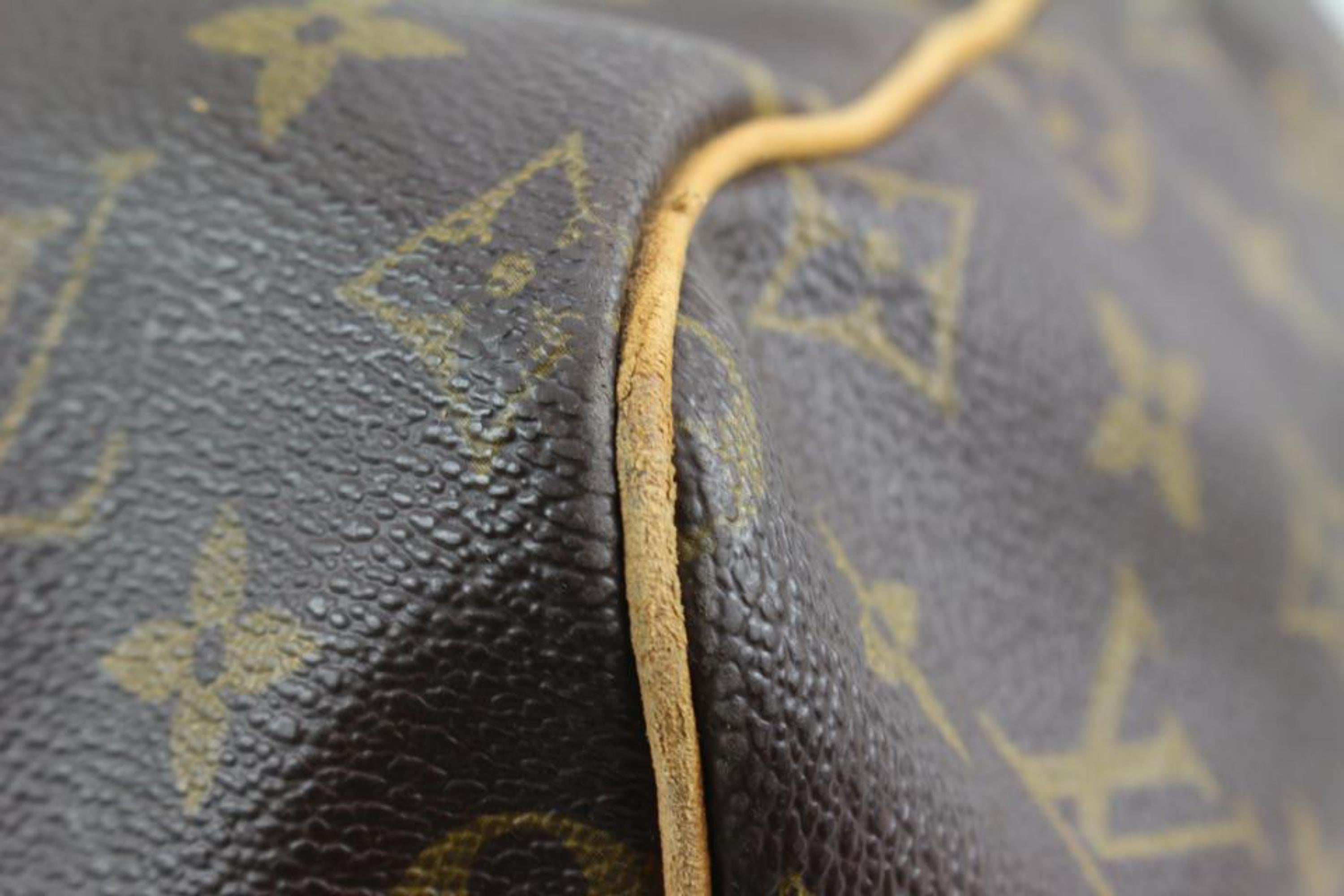 Louis Vuitton Monogram Keepall Bandouliere 55 Boston Duffle Bag 81lz422s For Sale 4