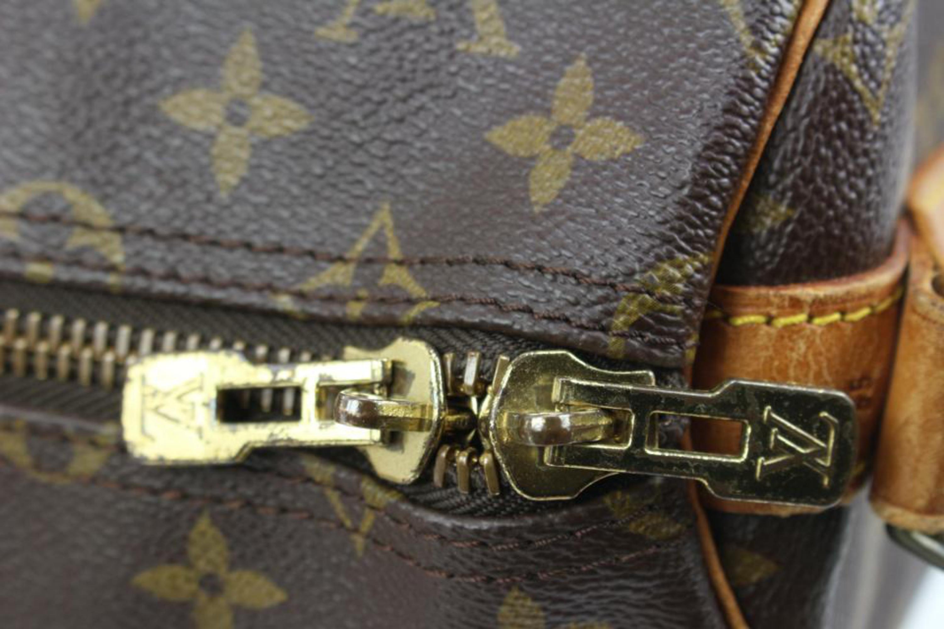 Women's Louis Vuitton Monogram Keepall Bandouliere 55 Boston Duffle Bag 81lz422s For Sale