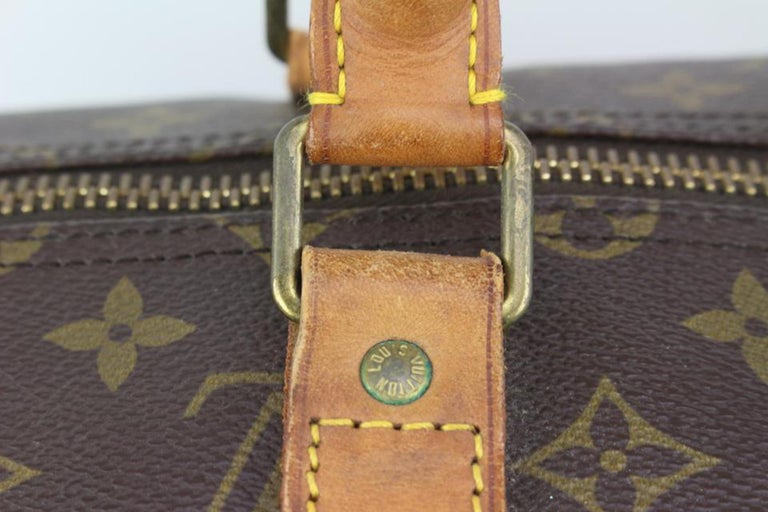 Louis Vuitton Monogram Keepall Bandouliere 55 Duffle Bag with Strap 113lv51  at 1stDibs