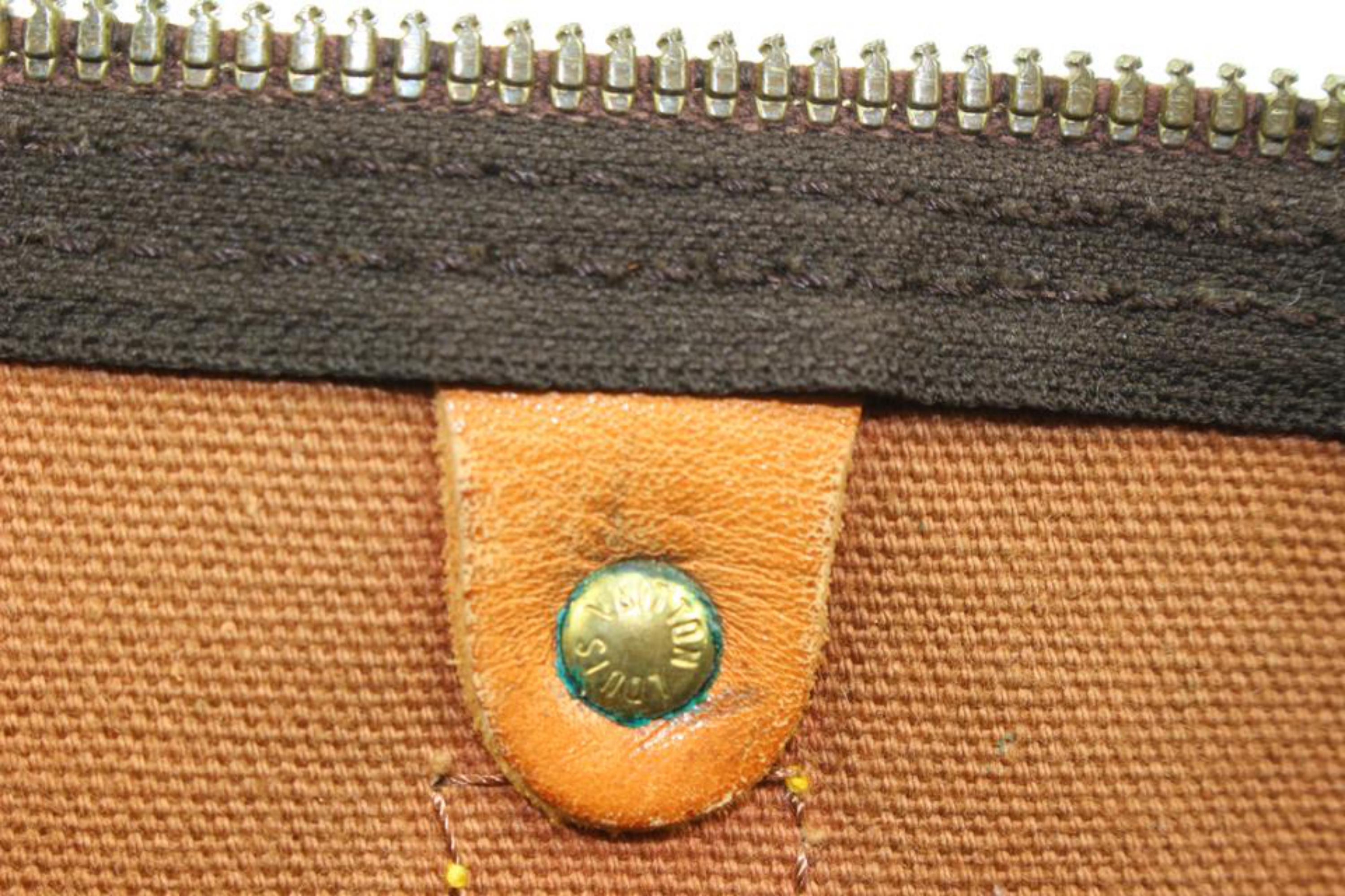 Louis Vuitton - Sac bandoulière Keepall à monogrammes avec sangle 15lk412s en vente 7