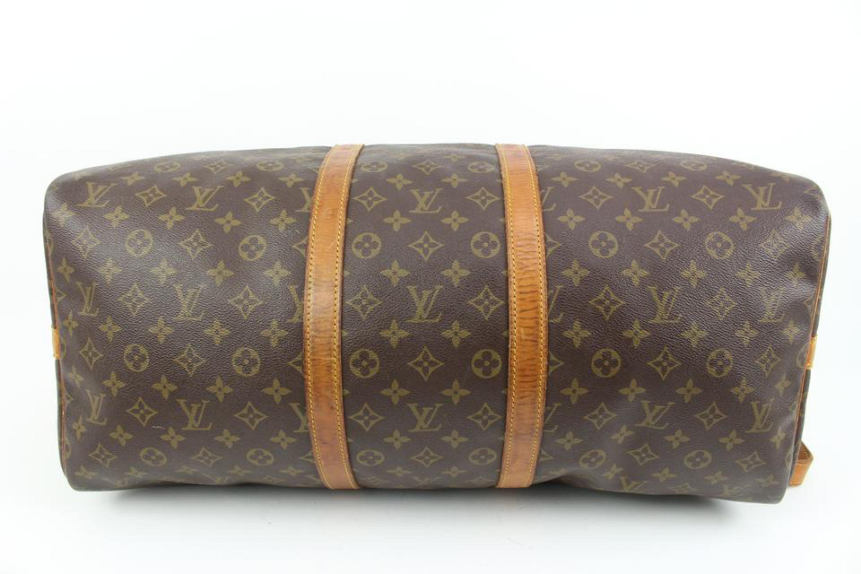 Louis Vuitton Monogram Keepall Bandouliere 55 Duffle Bag with Strap 43lz413s 5