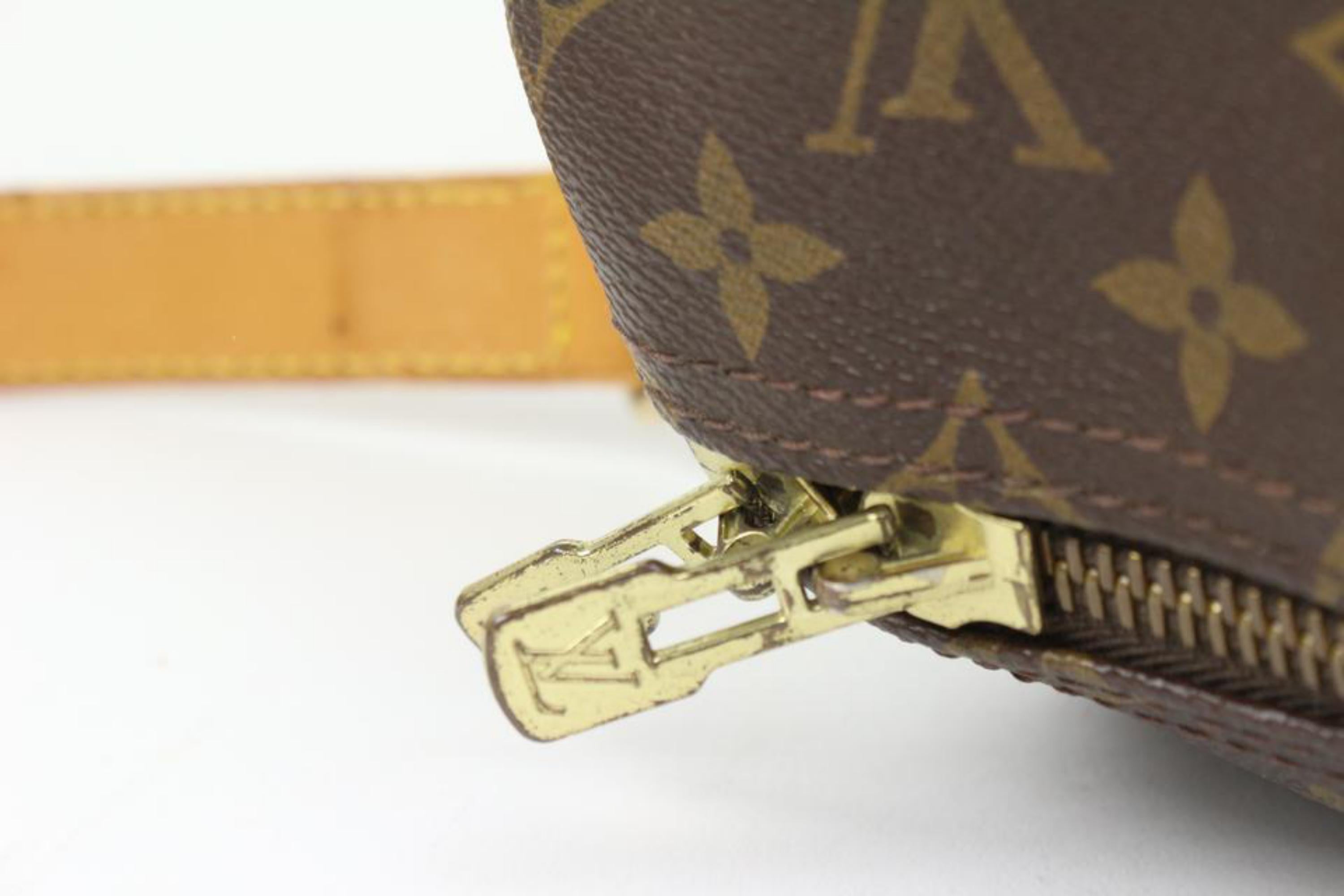 Louis Vuitton - Sac bandoulière monogrammé Keepall Bandouliere 55 avec sangle 83lk411s en vente 3