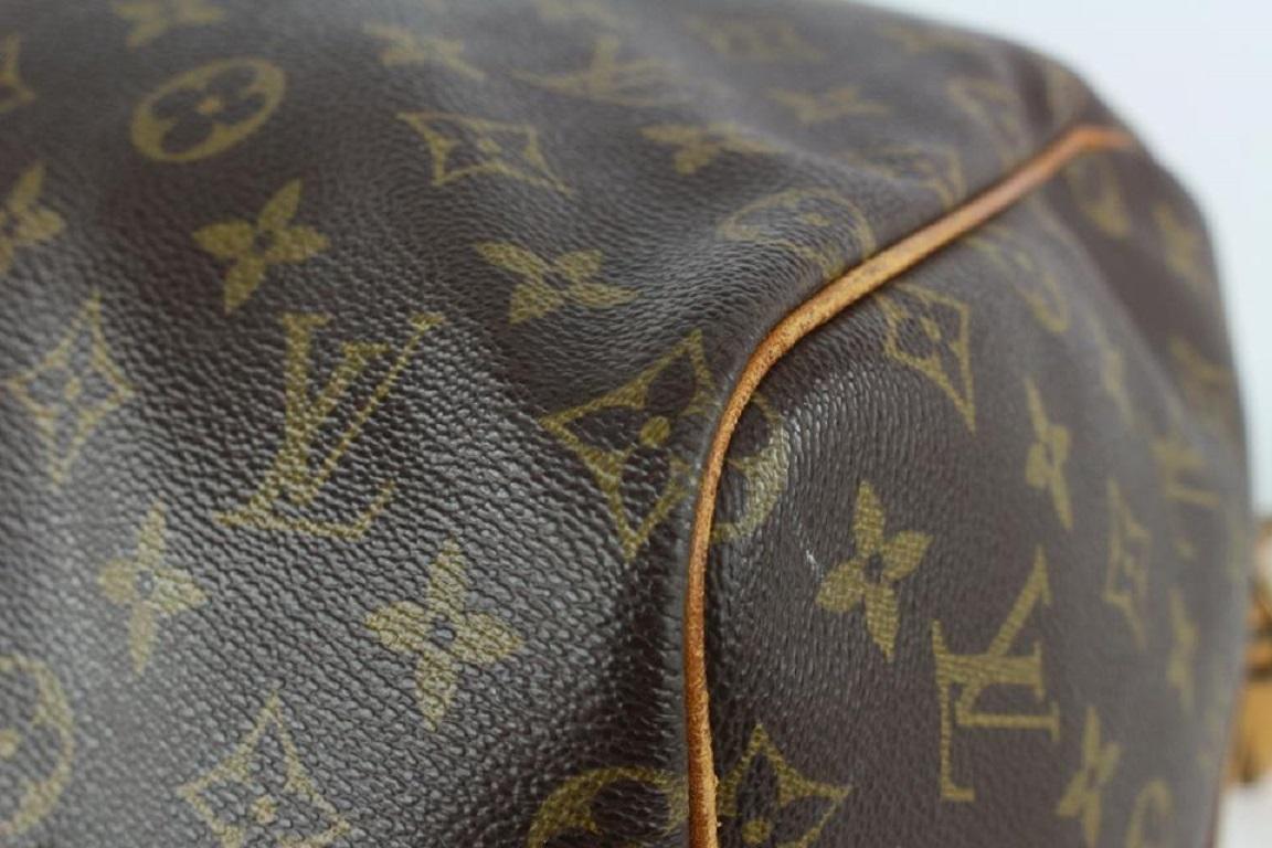 Louis Vuitton Monogram Keepall Bandouliere 55 Duffle Bag with Strap 921lv77 For Sale 3