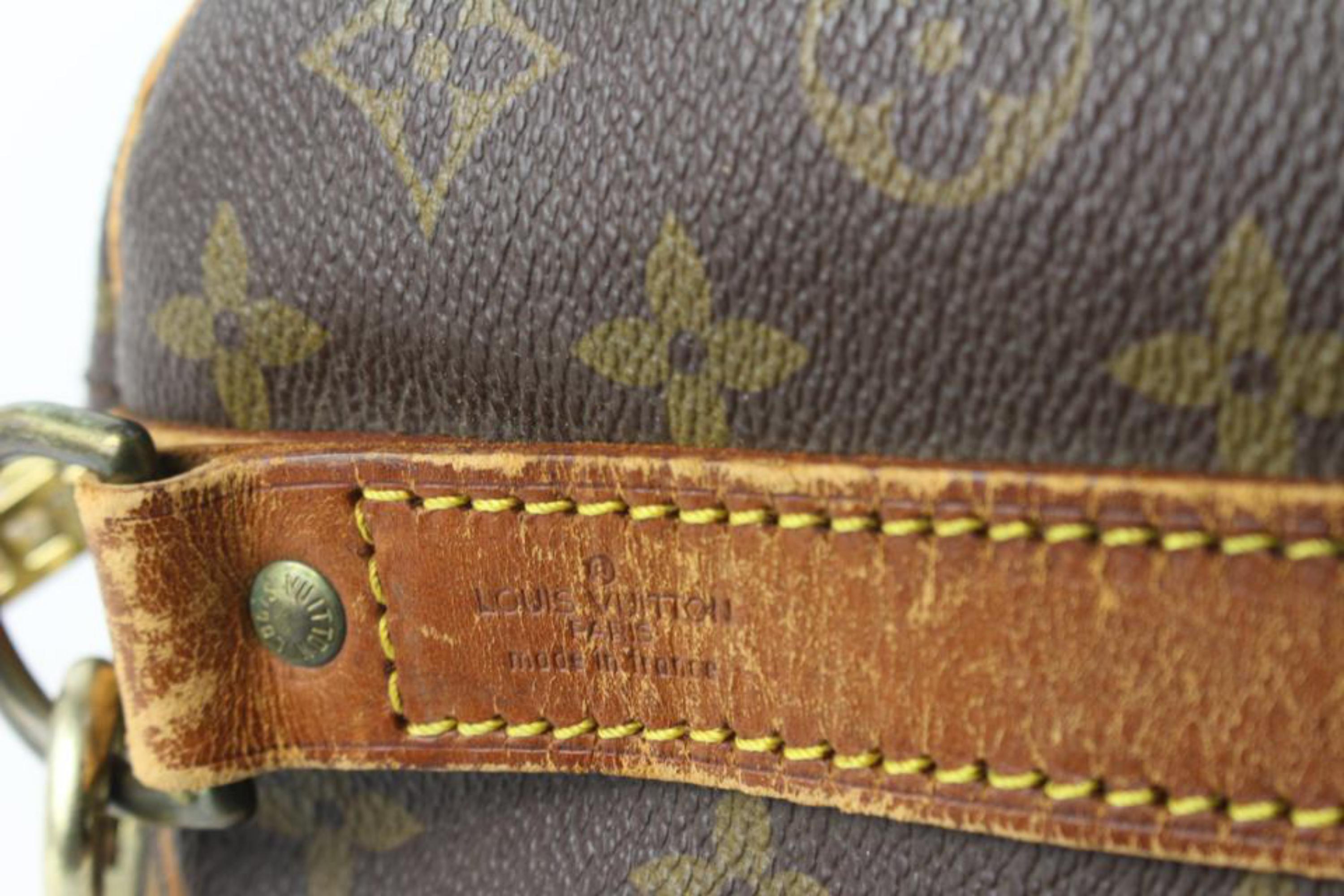 Louis Vuitton Monogram Keepall Bandouliere 60 Boston Duffle Bag with Strap 63lv4 1