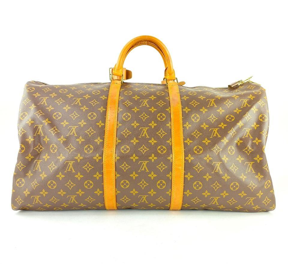Louis Vuitton Monogram Keepall Bandouliere 60 Duffle Bag with Strap 3LVL1127 2