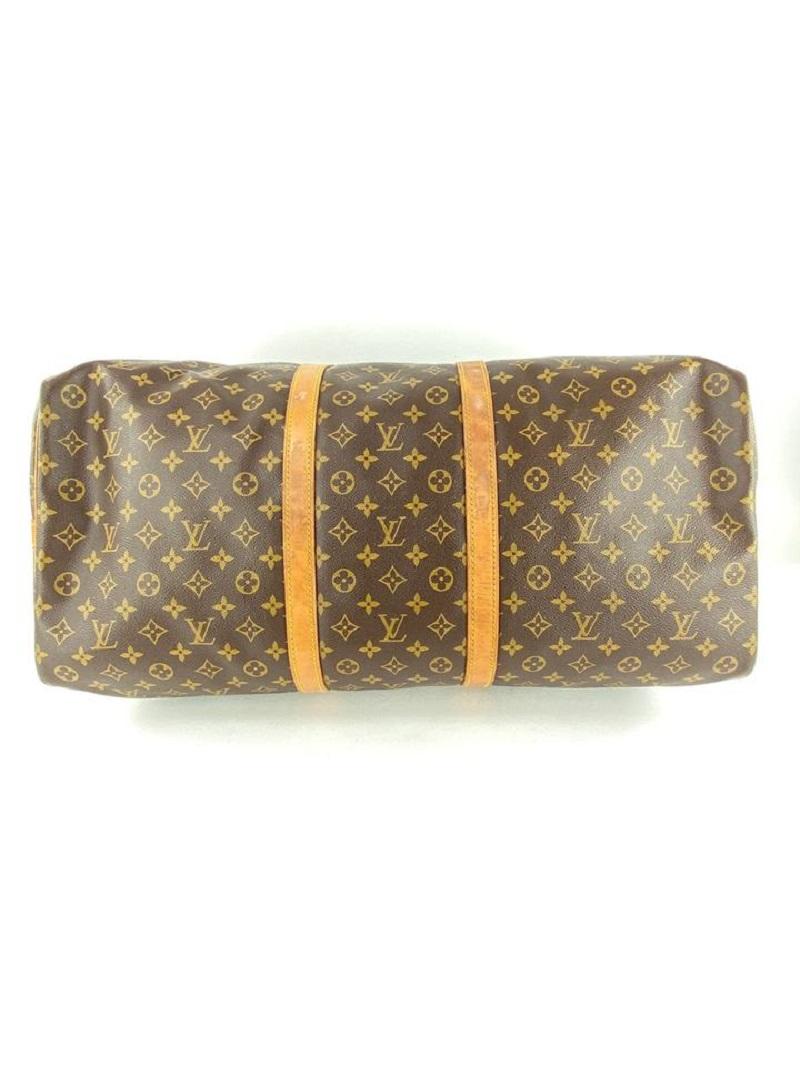 Louis Vuitton Monogram Keepall Bandouliere 60 Duffle Bag with Strap 3LVL1127 3