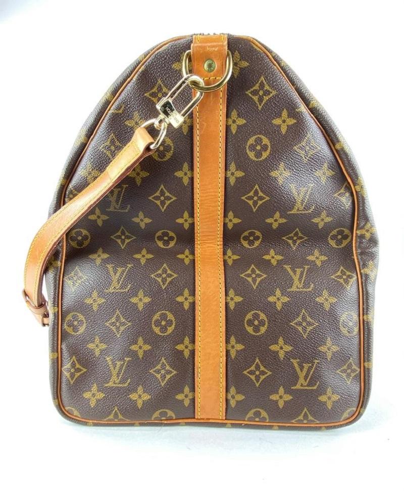 Louis Vuitton Monogram Keepall Bandouliere 60 Duffle Bag with Strap 3LVL1127 4