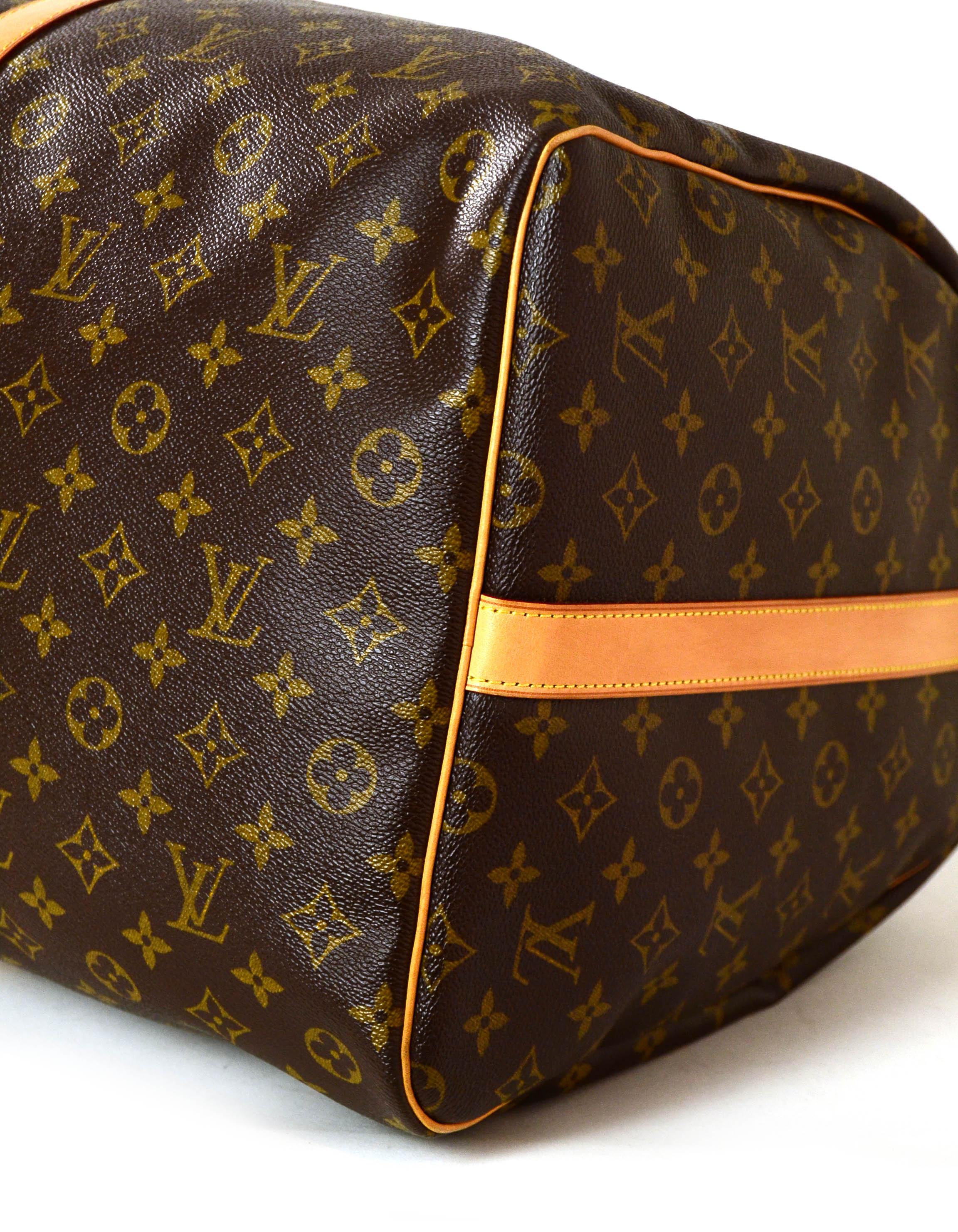 Women's or Men's Louis Vuitton Monogram Keepall Bandouliere 60 Duffle Travel Bag rt. $2, 010