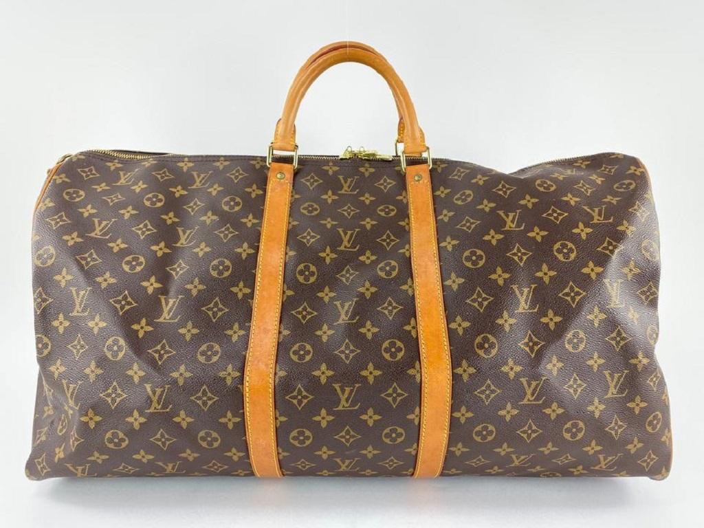 Louis Vuitton Monogram Keepall Bandouliere 60 Duffle with Strap 3LV927 5