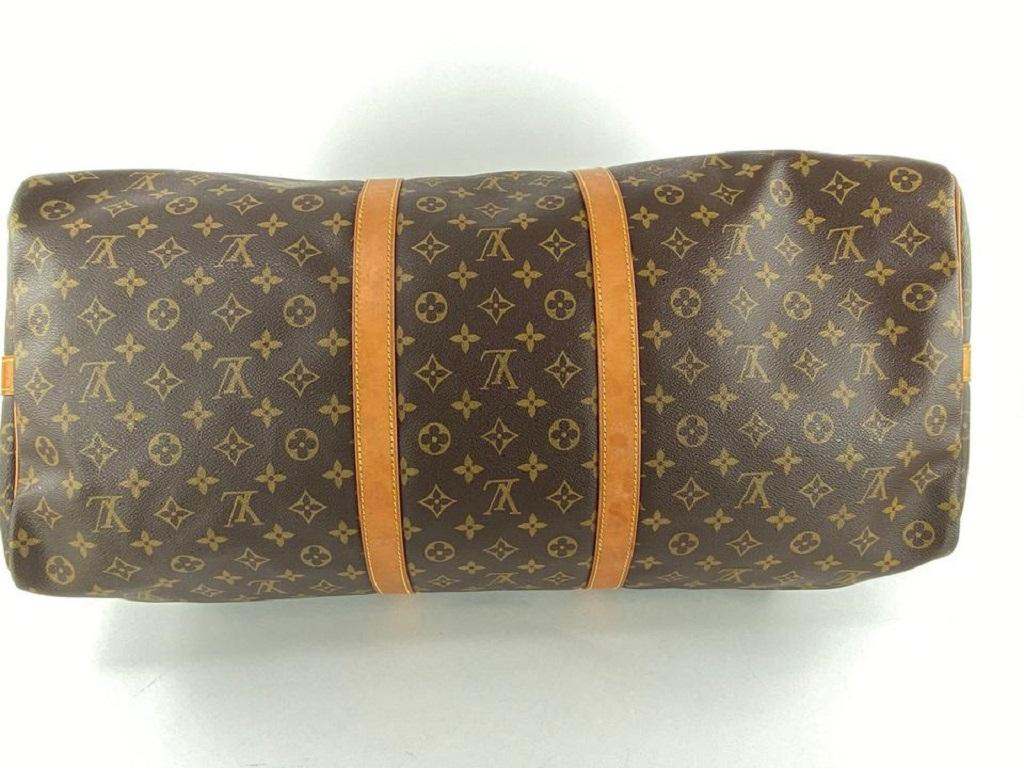 Louis Vuitton Monogram Keepall Bandouliere 60 Duffle with Strap 3LV927 6