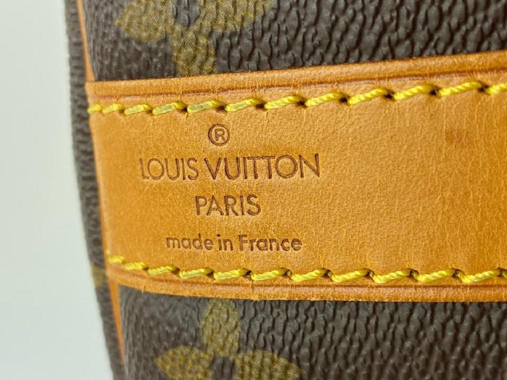 Black Louis Vuitton Monogram Keepall Bandouliere 60 Duffle with Strap 3LV927