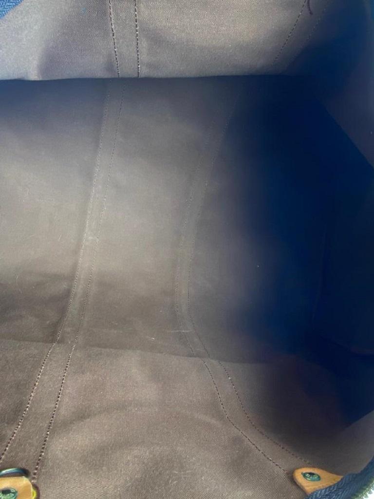 Louis Vuitton Monogram Keepall Bandouliere 60 Duffle with Strap 3LV927 In Good Condition In Dix hills, NY