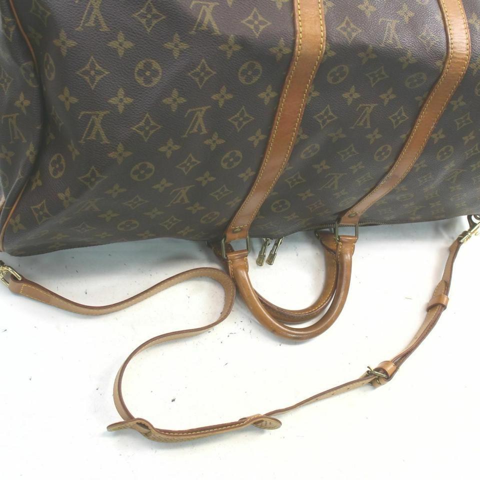 Louis Vuitton Monogram Keepall Bandouliere 60 Duffle with Strap 860836





