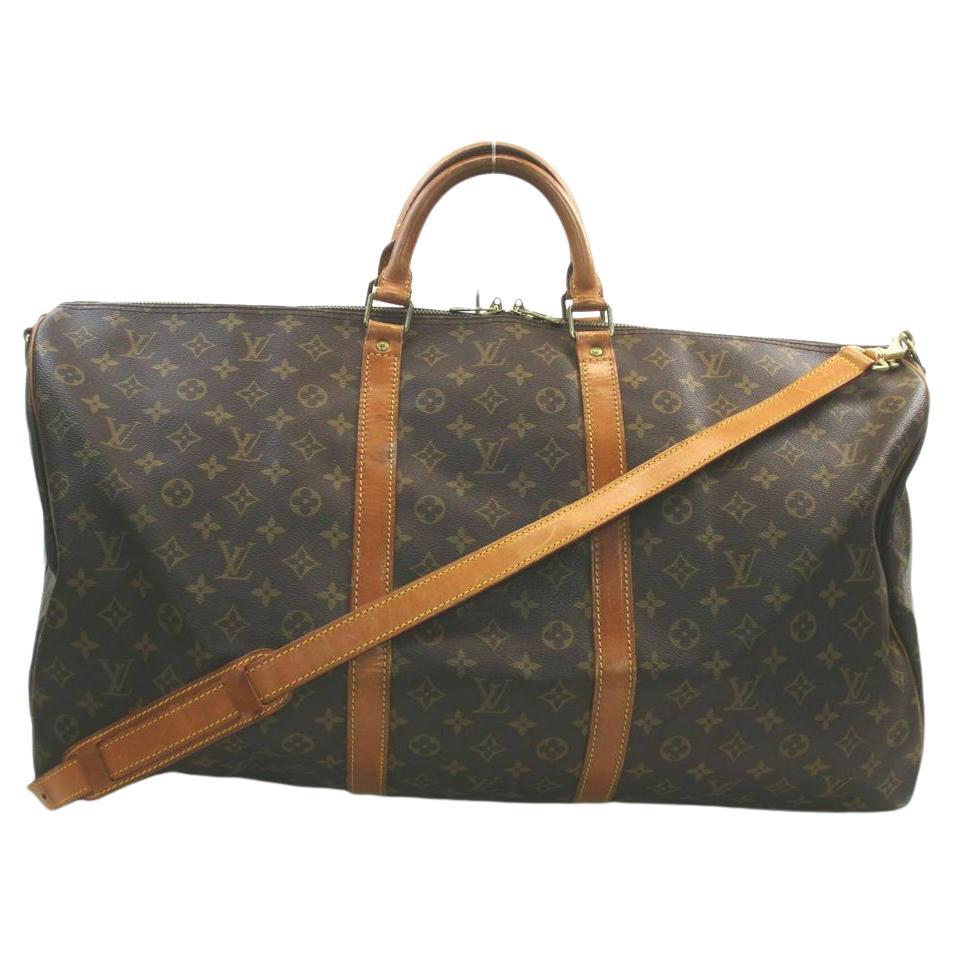 Louis Vuitton Monogram Keepall Bandouliere 60 Duffle with Strap 860836