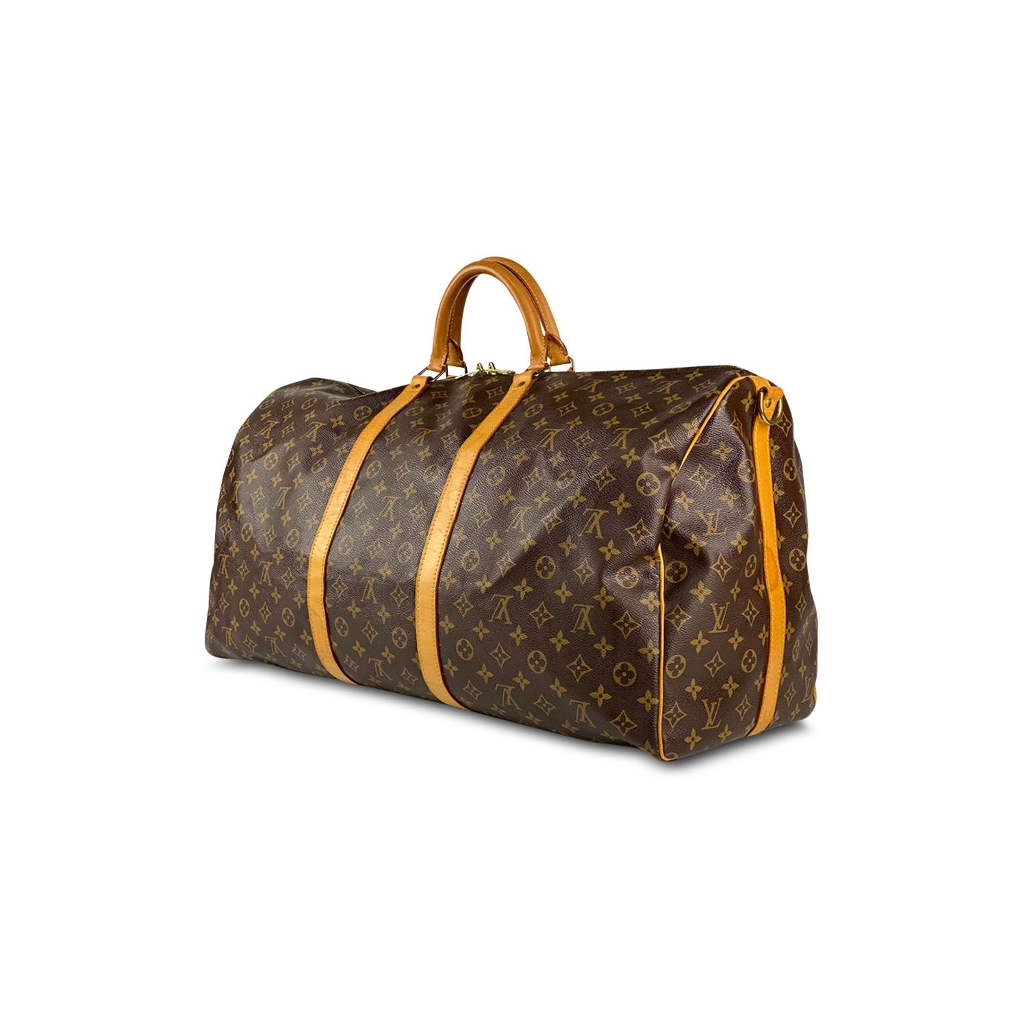 Louis Vuitton Monogram Keepall Bandoulière 60 In Good Condition For Sale In Sundbyberg, SE