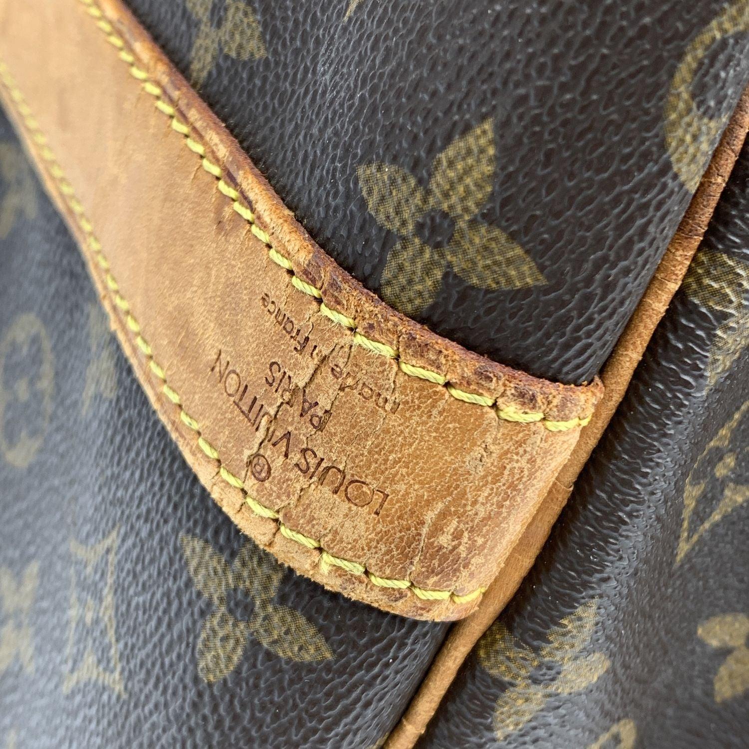 Louis Vuitton Monogram Keepall Bandouliere 60 Travel Bag M41412 For Sale 2