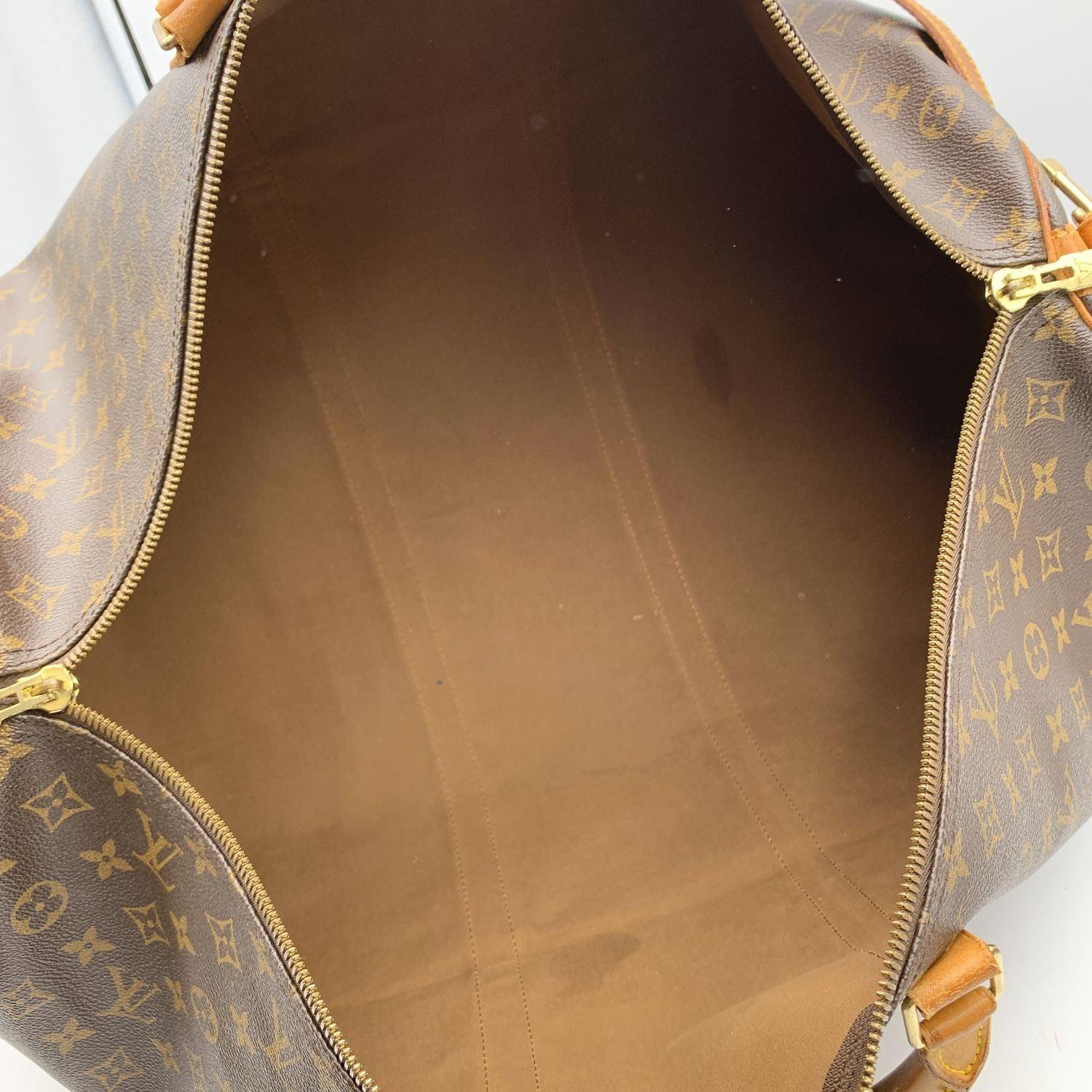Louis Vuitton Monogram Keepall Bandouliere 60 Travel Bag M41412 For Sale 3