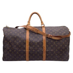 Louis Vuitton Monogram Keepall Bandouliere 60 Travel Bag M41422