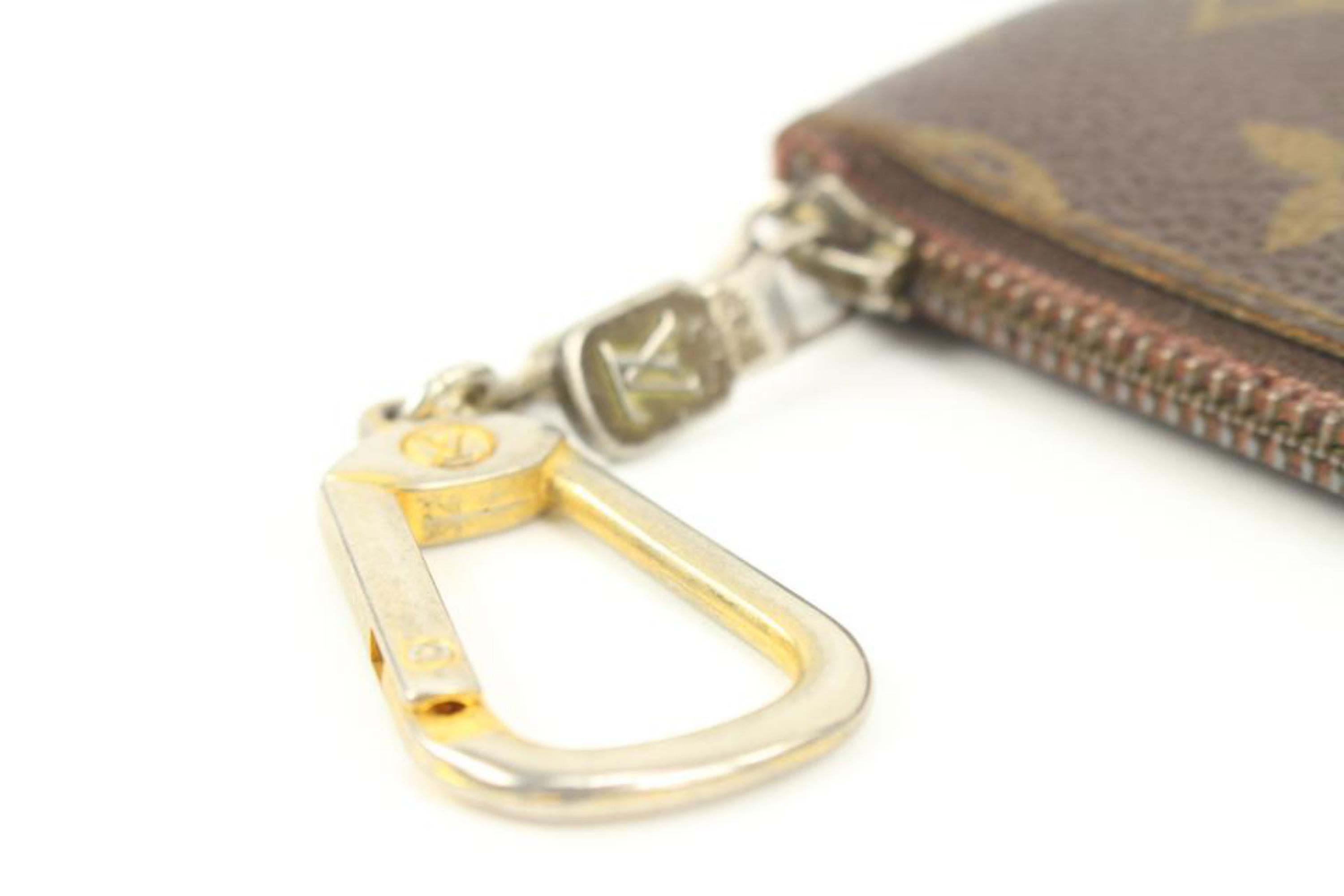 Nero Louis Vuitton Portachiavi Monogram Pochette Cles 71lv32s in vendita