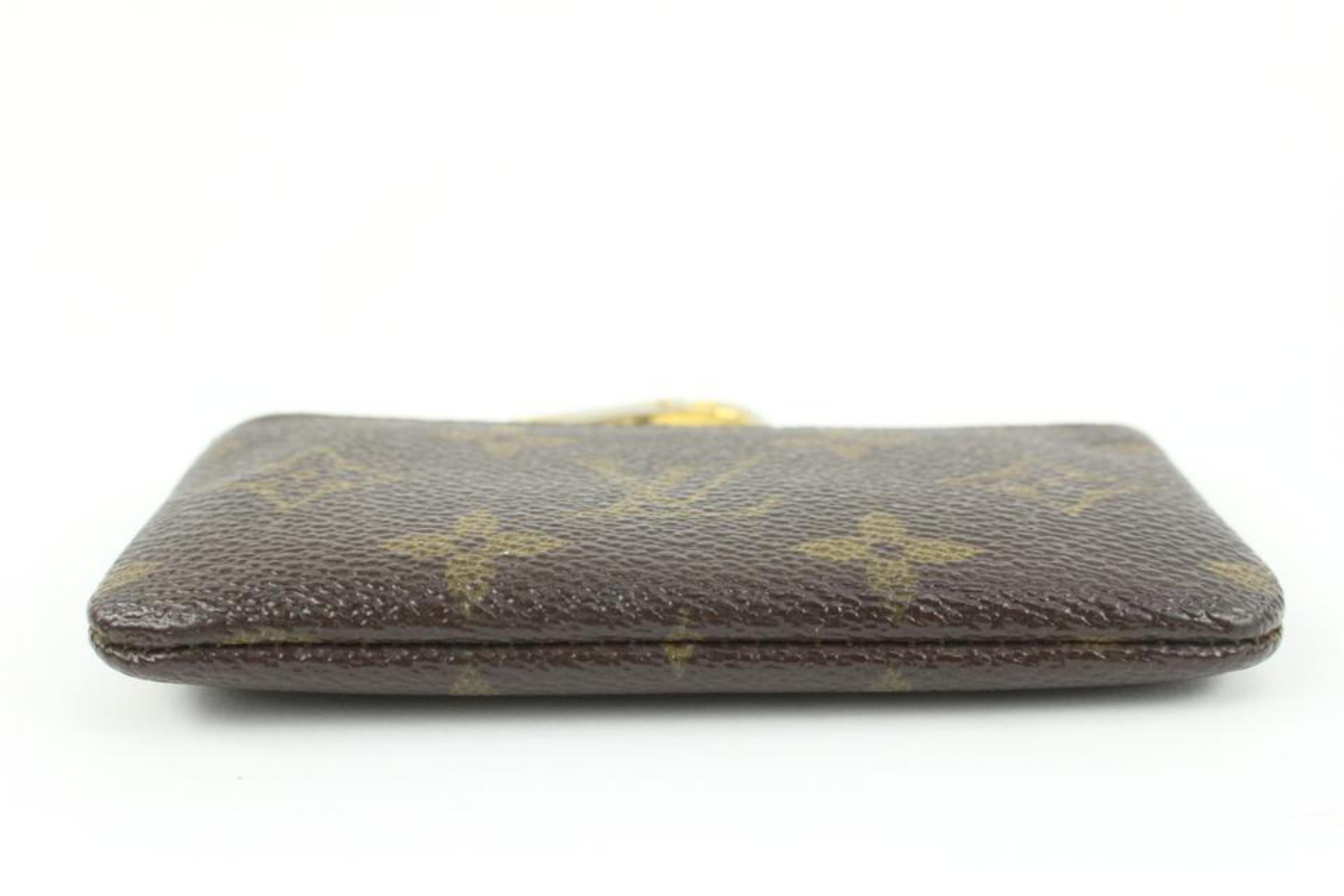 Louis Vuitton Monogram Key Pouch Pochette Cles 71lv32s For Sale 1