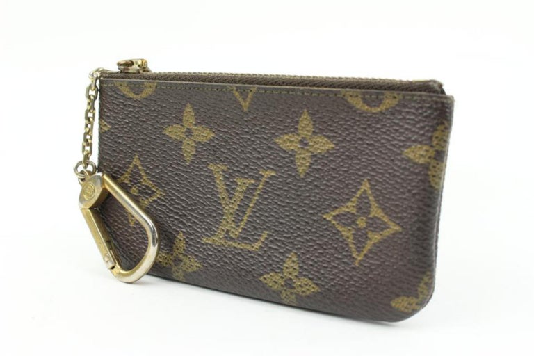 Louis Vuitton Monogram Key Pouch Pochette Cles 94lv228s For Sale at 1stDibs