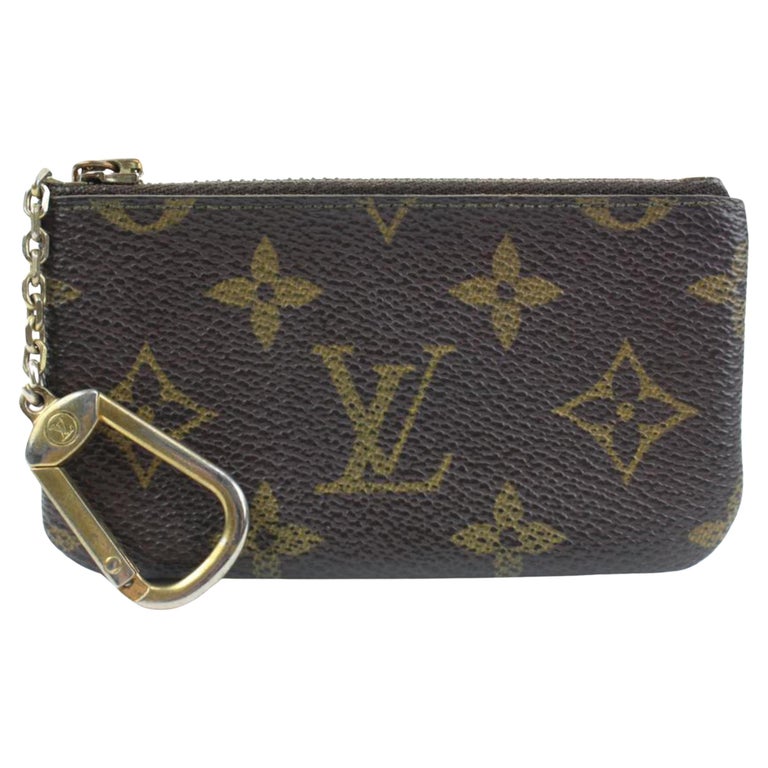 Louis Vuitton LV Designer Keychain Reverse Monogram Dragonne Key