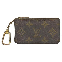 Louis Vuitton Monogram Key Pouch Pochette Cles Keychain  863290