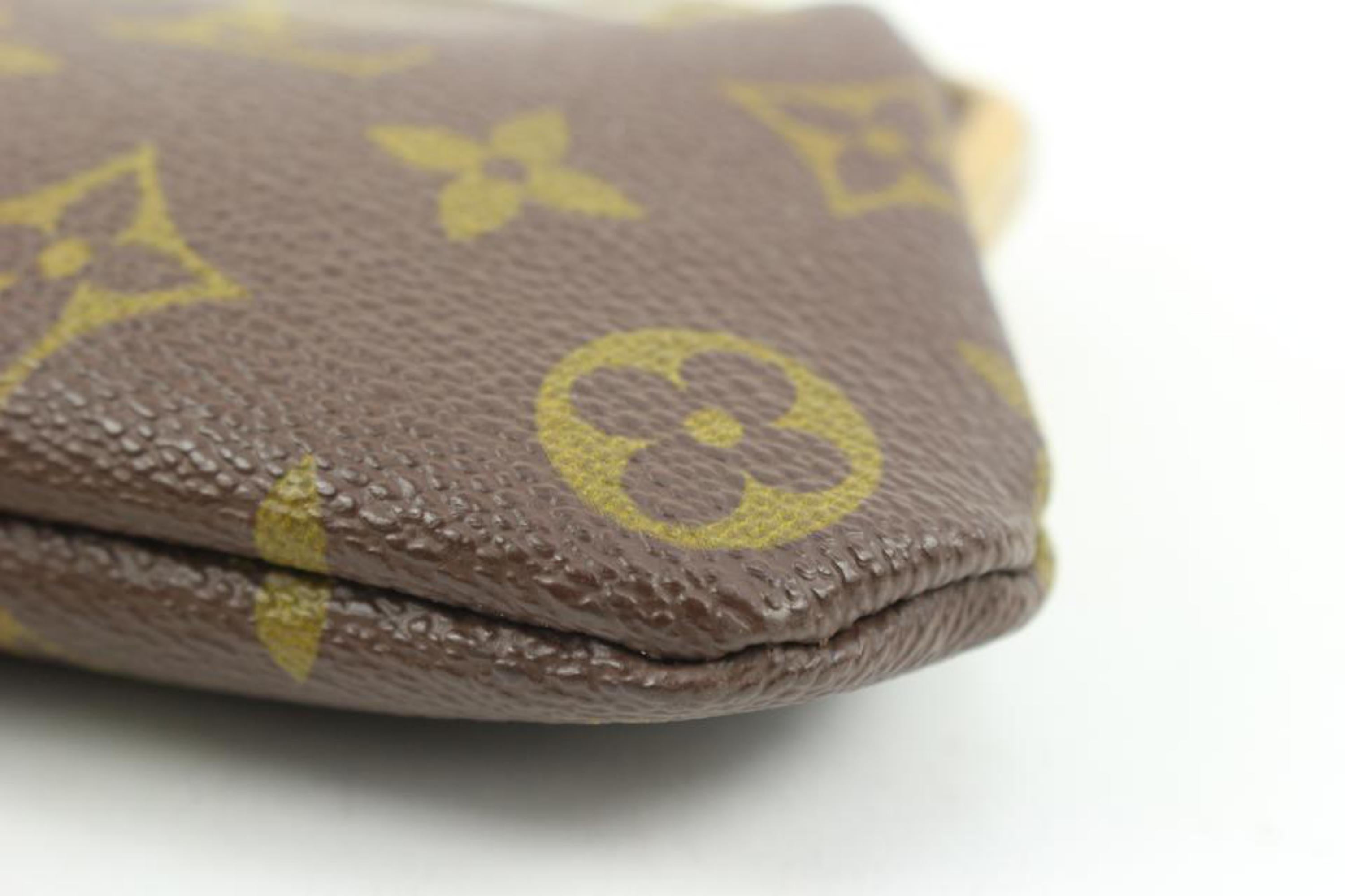 Louis Vuitton Monogram Kisslock Pouch French Twist Purse 8lv126s 3