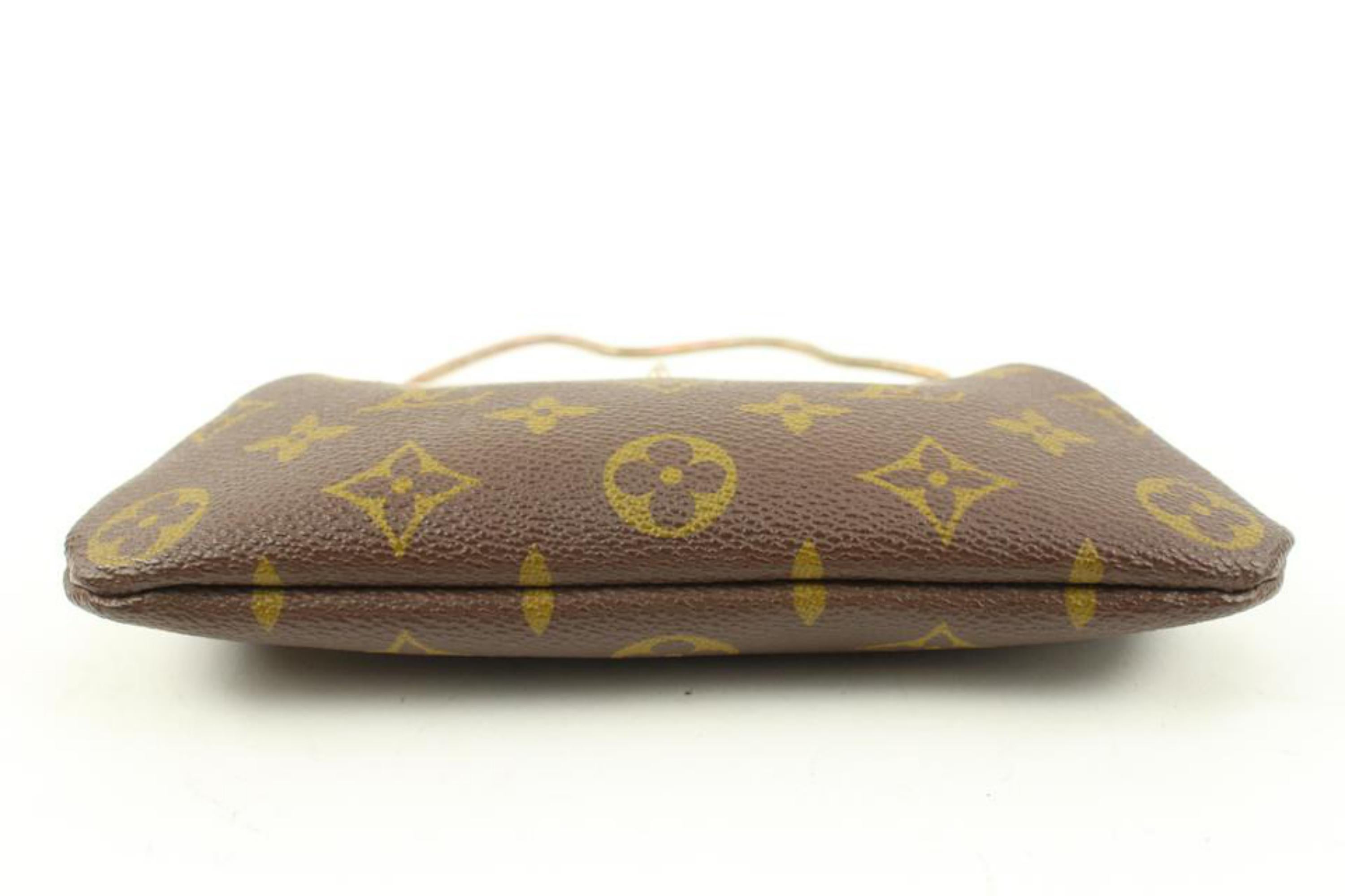 Louis Vuitton Monogram Kisslock Pouch French Twist Purse 8lv126s 1