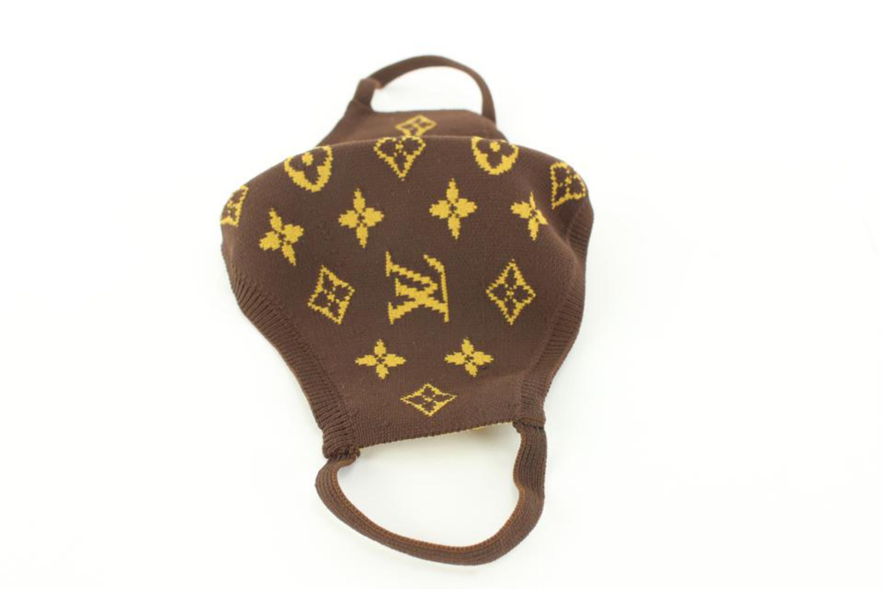 Louis Vuitton Monogram Knit Face Mask 94lz526s 2