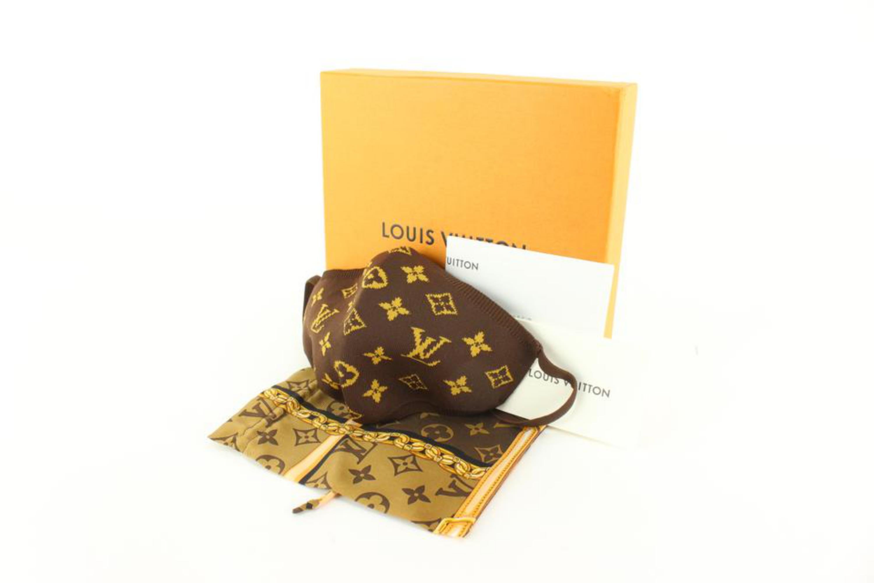 Louis Vuitton Monogram Knit Face Mask 94lz526s 4