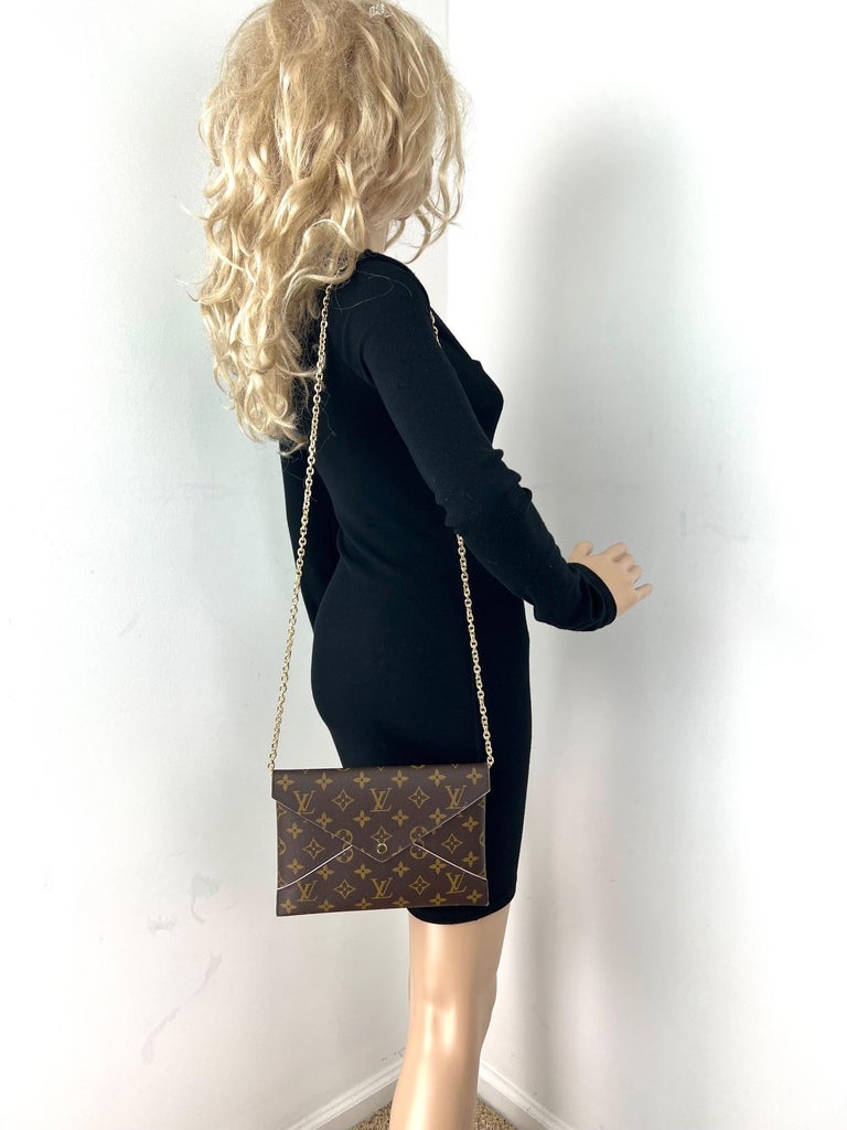 Louis Vuitton large kirigami pochette x yk crossbody clutch bag Black  Leather ref.874569 - Joli Closet