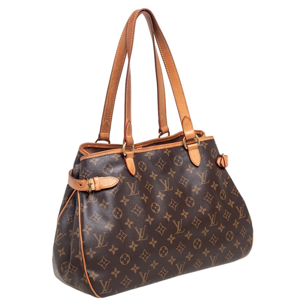 Louis Vuitton Monogram Leather Batignolles Horizontal Bag In Good Condition In Dubai, Al Qouz 2