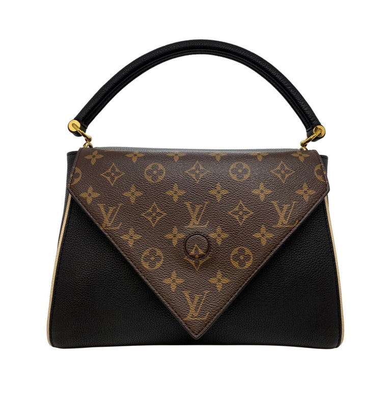 Louis Vuitton Flap Double V Monogram (With Accessories) Noir Black in  Calfskin with Gold-tone - US