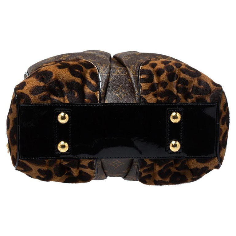 Women's Louis Vuitton Monogram Leopard Limited Edition Adele Bag For Sale