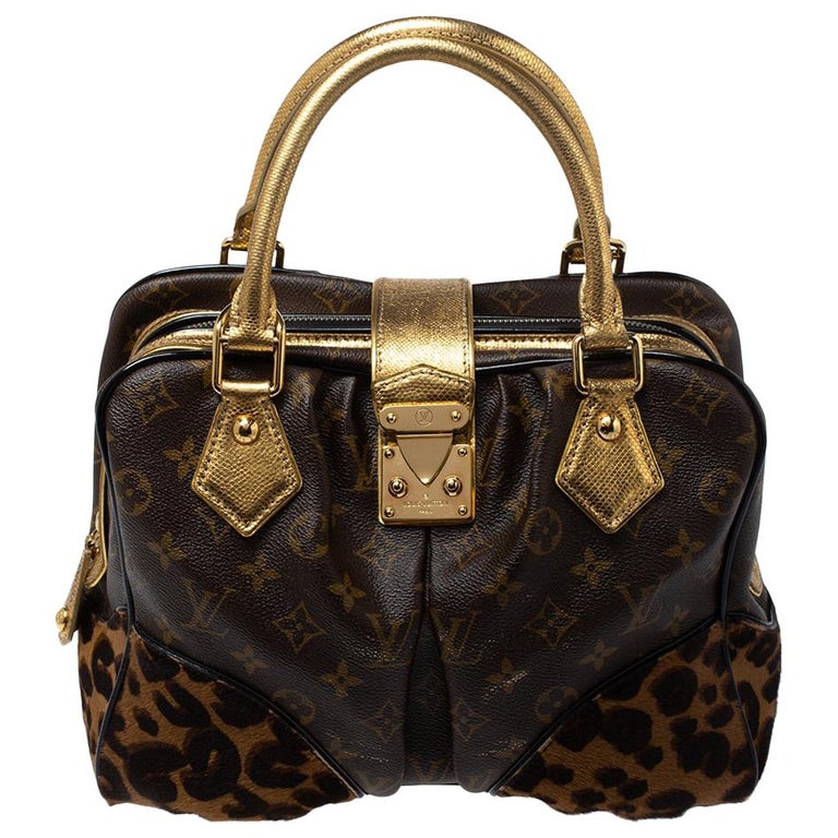 Louis Vuitton Monogram Leopard Limited Edition Adele Bag For Sale