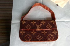 Louis Vuitton Monogram Limited Edition Bead Work Evening Handbag.