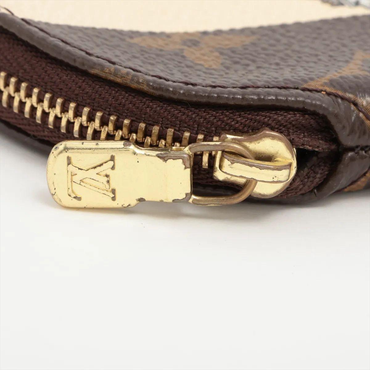 Louis Vuitton Monogram Limited Edition Groom Round Coin Purse Orange 3