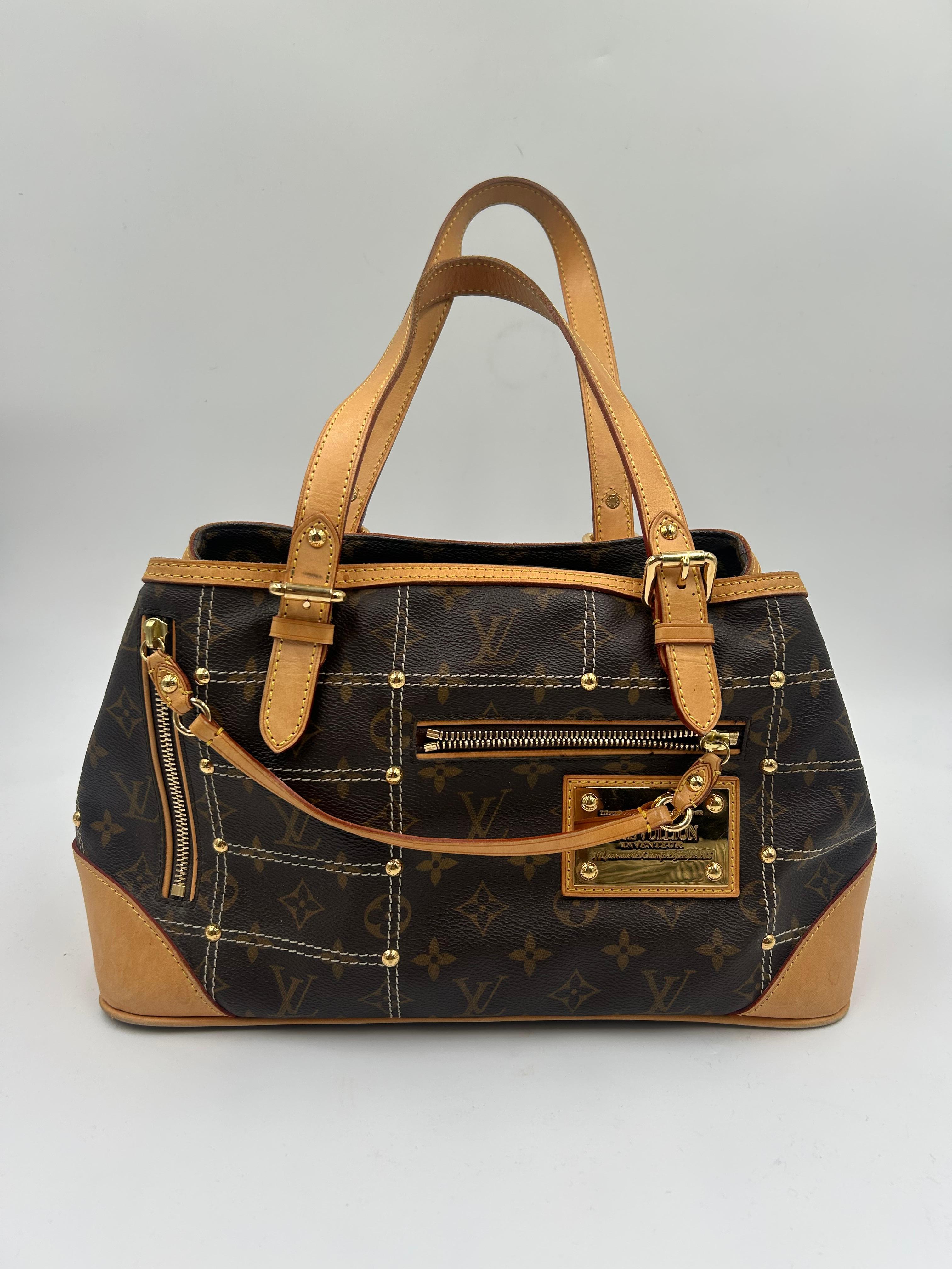 Louis Vuitton Monogram Limited Edition Riveting Bag 2007 en vente 5