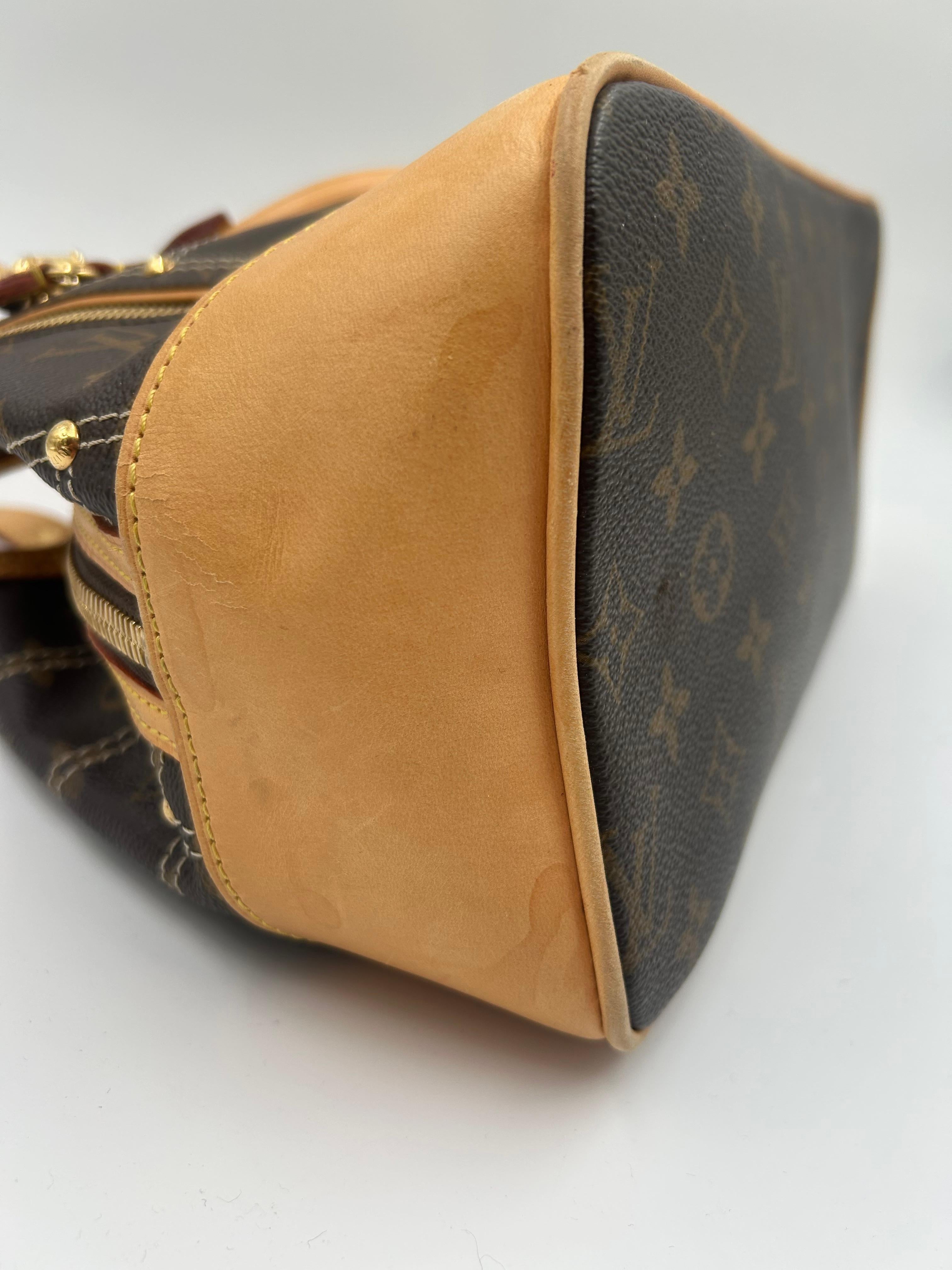 Louis Vuitton Monogram Limited Edition Riveting Bag 2007 en vente 10