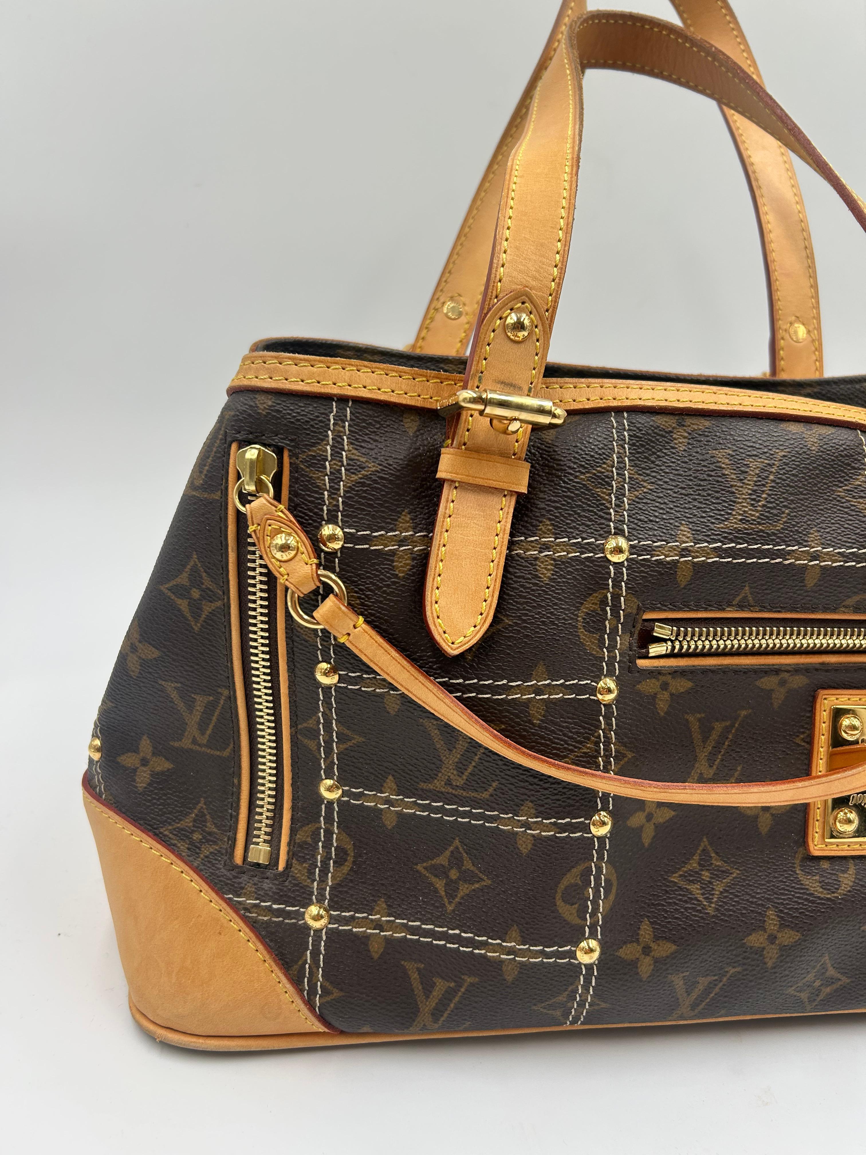 Louis Vuitton Monogram Limited Edition Riveting Bag 2007 en vente 1