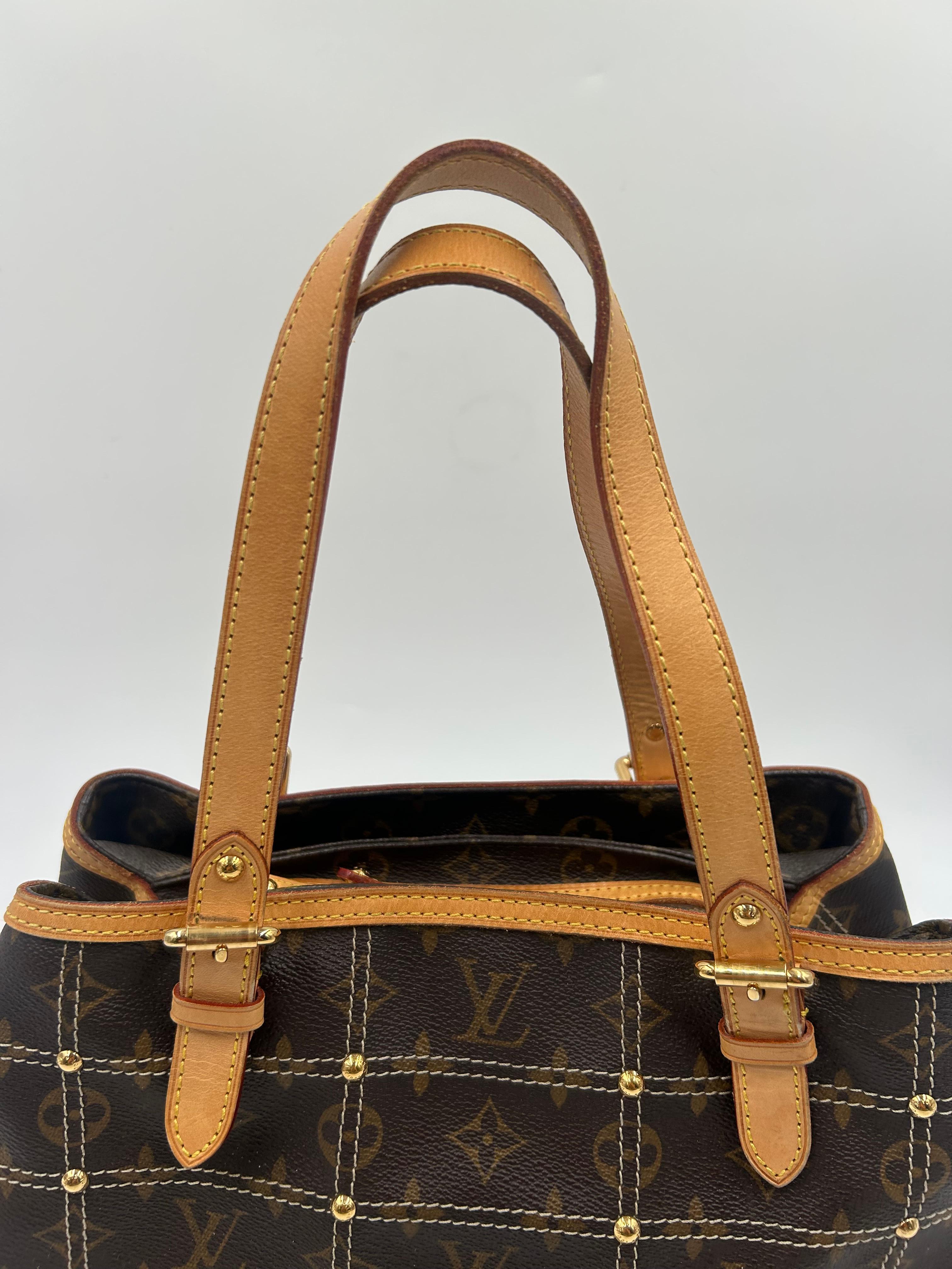 Louis Vuitton Monogram Limited Edition Riveting Bag 2007 en vente 2