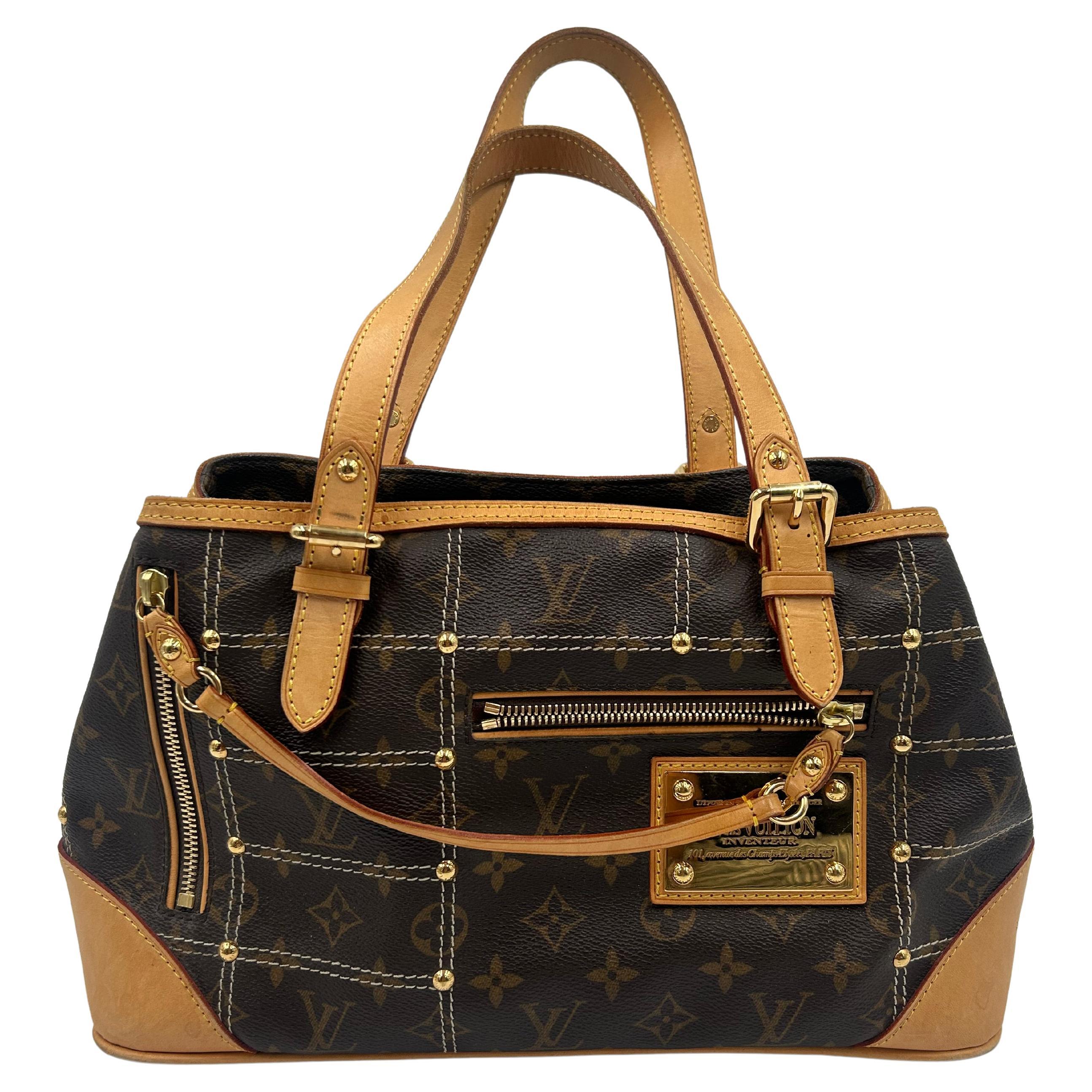 Louis Vuitton Monogram Limited Edition Riveting Bag 2007 en vente